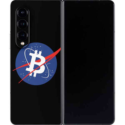 Bitcoin Logo Galaxy Z Fold4 5G Skin